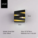 LED Outdoor Square Wall Lamp Modern Garden Lighting by Ljojo