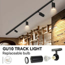 Ljojo LED Track Light GU10 Focus Rail Spot for Home Kitchen Clothing Store
