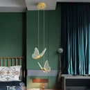Butterfly Led Chandelier Light | Bedroom Acrylic Pendant Lamp by Ljojo