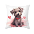 Cute Pet Dog Print Cushion Cover for Sofa by Ljojo