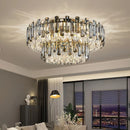 Nordic Gold LED Crystal Chandelier | Luxury Ceiling Light for Dining & Living Room | Ljojo