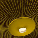 Foscarini Spokes 1/2 Suspension Pendant Light: Elegant White Birdcage Lamp for Dining Room