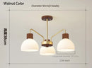 Nordic LED Pendant Light Luxury Chandelier for Living Dining Study Bedroom by Ljojo
