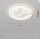 Modern Acrylic LED Ceiling Fan Light | Invisible Blades | Home Decor Lighting by Ljojo