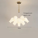 Creamy White Floral Pendant Light Fixture | Elegant and Romantic for Living Room | Ljojo