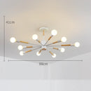 220V 110v Modern LED Ceiling Lights with E27 Bulb Lampshades by Ljojo Wood Livingroom Bedroom Surface Mounted
