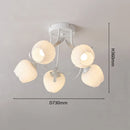 French Cream Style Linglan Flower Chandelier - Creative Retro Lamp by Ljojo