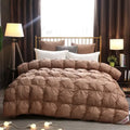 Ljojo Luxury Goose Down Quilted Cotton Winter Comforter Blanket