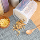 Ljojo 3L Transparent Rice Bucket Storage Container Kitchen Organizer