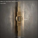 Ljojo Crystal Luxury Line LED Wall Light Modern Living Dining Room Home Decor Lamp Design