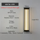 Outdoor Modern Wall Light LED - Waterproof IP65 Lighting Fixture for Artistic Decor Garden by Ljojo