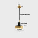 Ljojo Marble Copper LED Pendant Light - Modern Living Room Chandelier