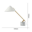Ljojo Marble Base Modern Table Lamp for Living Room & Bedroom Work Reading