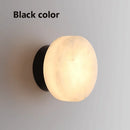 Ljojo Marble Round LED Wall Sconce - Modern Nordic Living Room Bedroom Decor