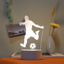 3D Football Night Light USB Sports Decoration Home Desk Lamp by Ljojo