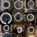 3D Moon Lamp Wall Decoration: Internet Famous Tavern Background Hanging Lamp by Ljojo
