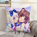 Ljojo 45x45 Cushion Cover - Decorative Pillowcase for Home, Car, and Bed Decor