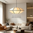 Nordic Wabi Sabi Fabric Pendant Light for Living Room by Ljojo
