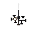 Ljojo Postmodern LED Ceiling Chandeliers - Creative Black Pendant Lights for Home Decor