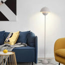 Ljojo Danish Bud Floor Lamp E27 Bulb Table Desk Light White Metal Scandi Nordic Style