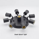 Ljojo Minimalist 3-8 Heads Ceramic Holder Ceiling Lights in Gold/Chrome/White/Black