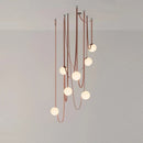 Designer Glass Ball Pendant Lamp for Living Room by Ljojo - DIY LED Lighting Decor