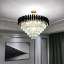 K9 Crystal Chandelier Living Room Villa Bedroom Ceiling Light - Ljojo
