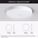 LED Ceiling Light with Human Infrared Motion Sensor for Home Garage by Ljojo