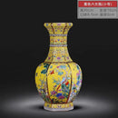 Ljojo™ Ancient Enamel Flower Bird Vase Collection - Home Desk Decor