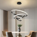 Ljojo Modern 4-Lamp LED Pendant Chandelier in 4 Colors