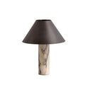 Italian Marble Table Lamp Elegant Natural Stone Living Room Bedroom Decor by Ljojo