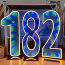 Ljojo™ Starry Sky Tunnel Neon Numbers Sign - Double-Sided 3D Lights