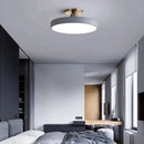 Ljojo Macaron LED Ceiling Light: Modern, Simple, Remote Dimming Chandelier for Bedroom, Living Room