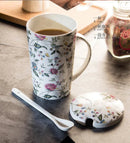 Ljojo 500ML Fine Bone  Thermo Cup, White Porcelain Espresso & Moscow Mule Mugs