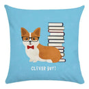 Funny Dog Driving Pattern Cushion Cover - Ljojo Decorative Pillow Case