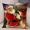 Christmas Santa Claus Pillowcase - Ljojo Christmas Day Party Sofa Decoration Gift