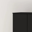Ljojo™ 8-Tier Tall Shoe Storage Cabinet with Wheels and 2 Doors, Wood Shoe Rack