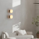 Ljojo Marble Round LED Wall Sconce - Modern Nordic Living Room Bedroom Decor