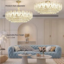 French Crystal Chandelier Luxury Modern Oval Glass Ljojo Ceiling Lamp