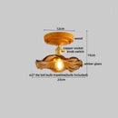 Ljojo LED Ceiling Lights: Modern Nordic Style Aluminum Glass Lamp for Indoor Living Room