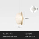 Nordic Wabi-Sabi Linen Pendant Lights Chandelier - Ljojo