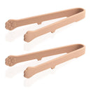 Ljojo 5.71inch Mini Silicone Serving Tongs for Kitchen, Coffee Bar, Tea Party