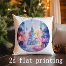 Christmas-themed Digital Printed Pillow Covers by Ljojo - Perfect for Sofa, Bedroom, Car