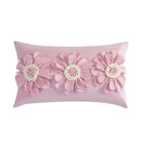 Ljojo 3D Sunflower Velvet Cushion Cover 30x50cm Home Decor Sofa Bed-Living Room