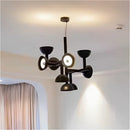 Ljojo Postmodern LED Ceiling Chandeliers - Creative Black Pendant Lights for Home Decor