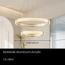 Ljojo Luxury Acrylic LED Pendant Chandelier for Home Decor