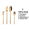 Ljojo 21 Piece Gold Cutlery Set - Stainless Steel 304 Elegant Tableware