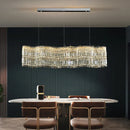 Ljojo Luxury Gold Crystal LED Chandeliers for Living Dining Bedroom Decor