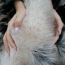 Ljojo Luxury Fox Fur Blanket: Plush Bed Plaid & Sofa Cover - Fluffy Decorative Home Throw