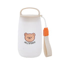 Ljojo Double Wall Water Bottle Cup with Rope Handle for Kids